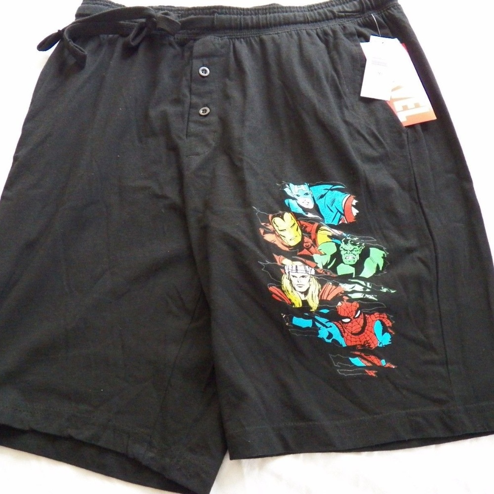 Sleep Shorts 2 pr TMNT / Marvel Cartoon NWT - Picture 2 of 8